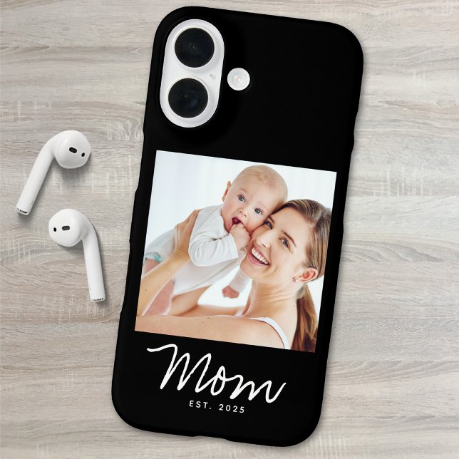 Funda iPhone 16 Foto de guión establecido de mamá negra (Subido por el creador)