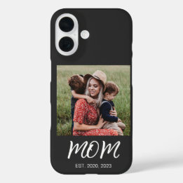 Funda iPhone 16 Foto de secuencia establecida de mamá negra