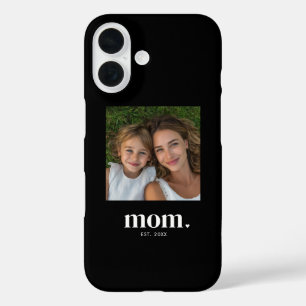 Funda iPhone 16 Foto de secuencia establecida de mamá negra