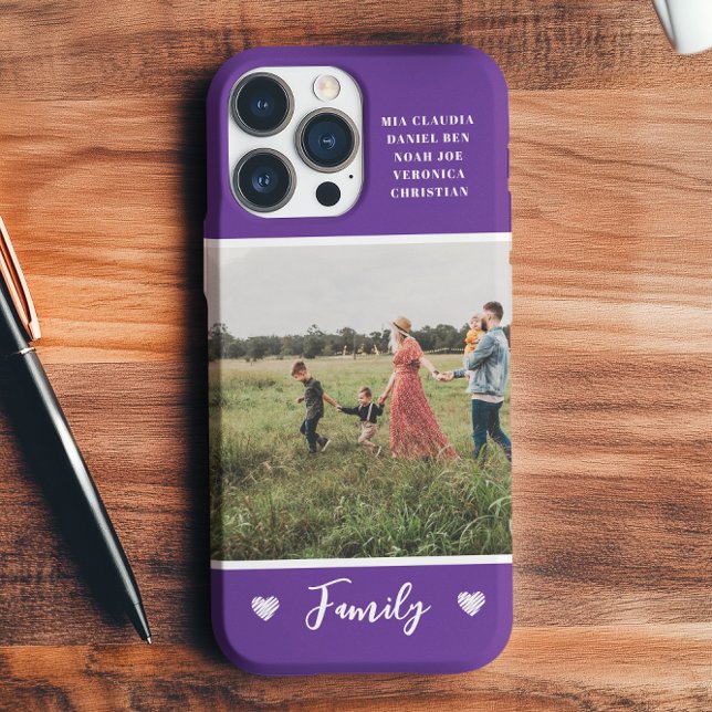 Funda iPhone 16 Foto moderna color púrpura (Subido por el creador)