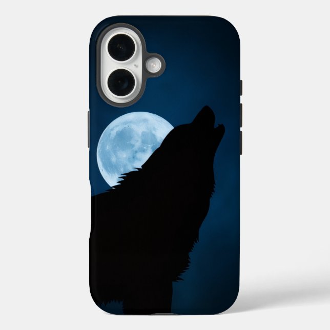 FUNDA iPhone 16 FOTO PERSONALIZADA DE LOBO (Reverso )