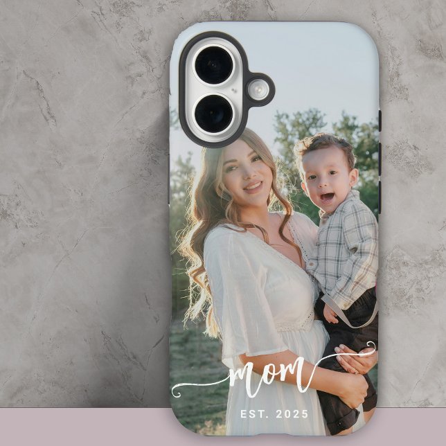 Funda iPhone 16 Foto personalizada y texto personalizado (Subido por el creador)