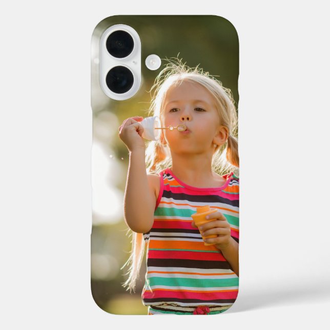 Funda iPhone 16 Foto personalizado (Reverso )