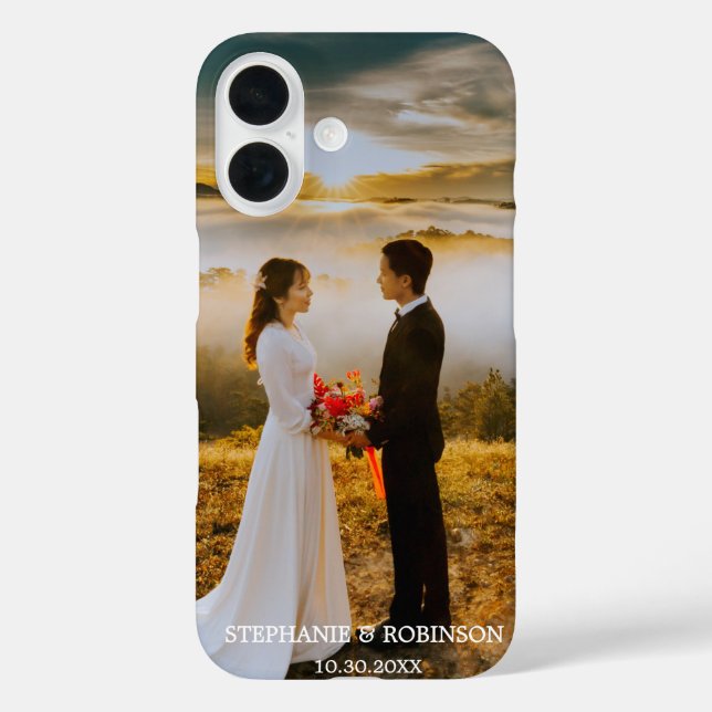 Funda iPhone 16 Foto Personalizado personalizada (Reverso )