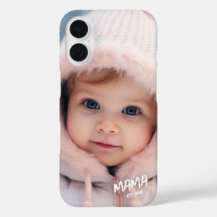 Funda iPhone 16 Foto Recuerdo de Mama Est