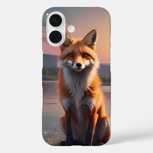 Funda iPhone 16 Fox en el salvaje (Reverso )