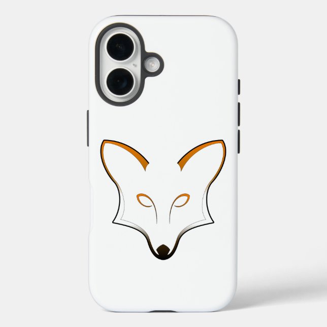 Funda iPhone 16 Fox Logo iPhone 16 Case (Reverso )