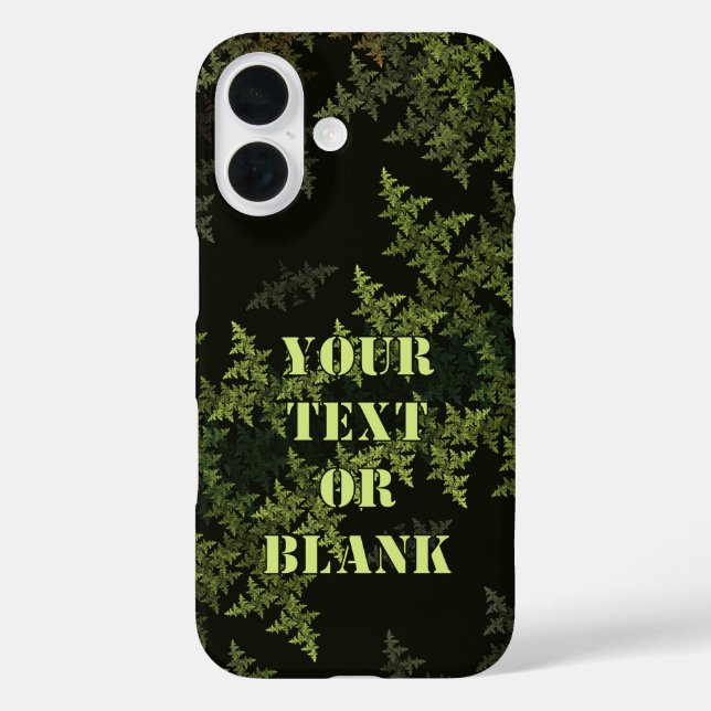 Funda iPhone 16 Fractal Camouflage (Reverso )