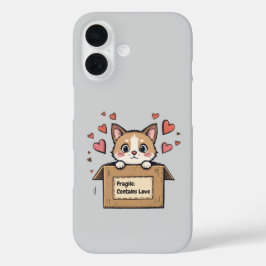 Funda iPhone 16 Fragile: Contains Love