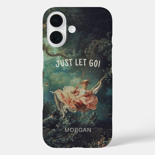 Funda iPhone 16 Fragonard The Swing Just Let Go Phone Case (Reverso )