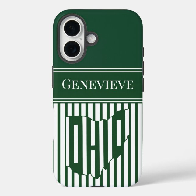 Funda iPhone 16 Frania Verde de Ohio (Reverso )