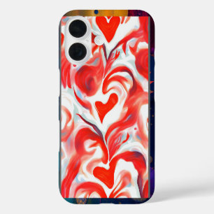 Funda iPhone 16 Fresas y Crema