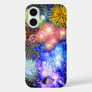 Funda iPhone 16 Fuegos artificiales