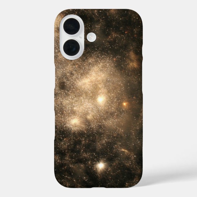 Funda iPhone 16 Fuegos Artificiales Celestiales (Reverso )