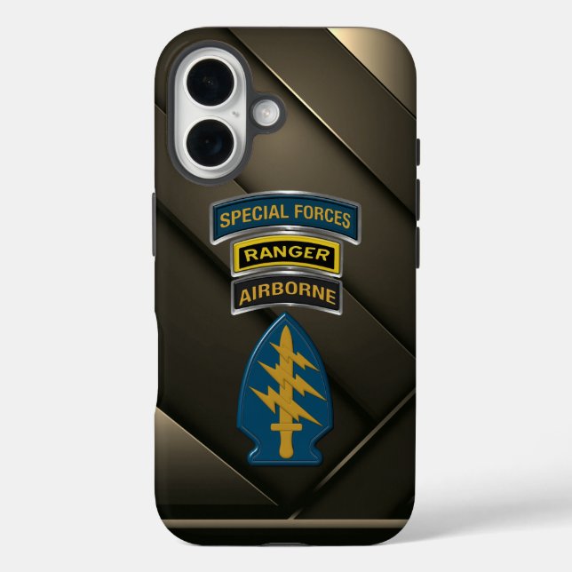 Funda iPhone 16 Fuerzas de Seguridad Especiales (Reverso )