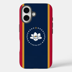Funda iPhone 16 Funda-mate Apple iPhone 16 con bandera de Misisipi