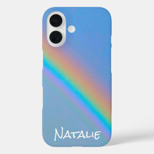 Funda iPhone 16 Funda-Mate iPhone de arcoiris natural personalizad
