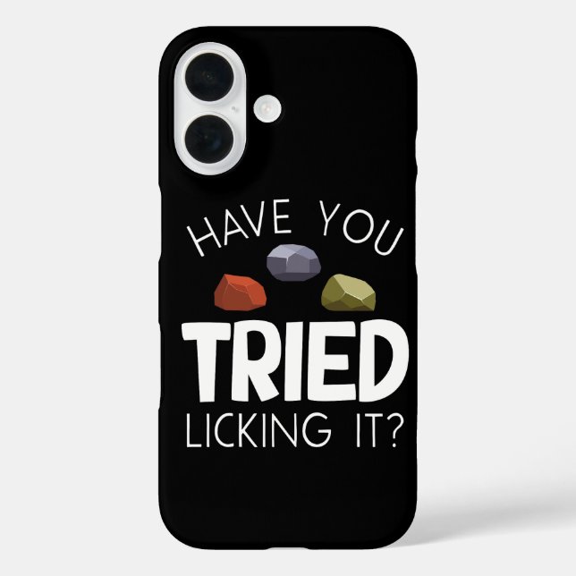 Funda iPhone 16 Funny Geologist Lapidary Rock Collector Rockhound (Reverso )