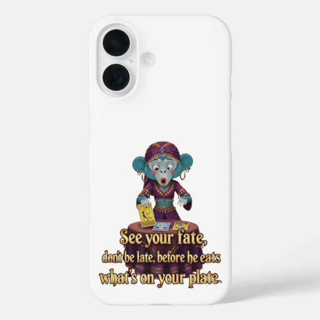 Funda iPhone 16 Funny Monkey Mystic (Reverso )