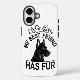 Funda iPhone 16 Furry Best Friend