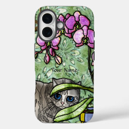 Funda iPhone 16 Fuschia & Kitty (personalizado)