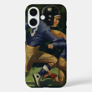 Funda iPhone 16 Fútbol Antiguo, Niños, Niños Jugando Deportes 