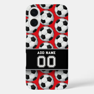 Funda iPhone 16 Fútbol clásico Regalos deportivos de Guay para e