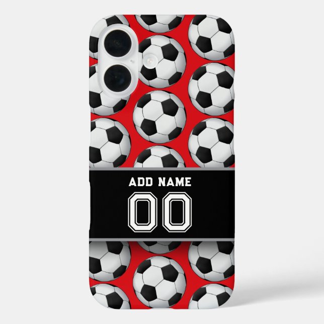 Funda iPhone 16 Fútbol clásico | Regalos deportivos de Guay para e (Reverso )