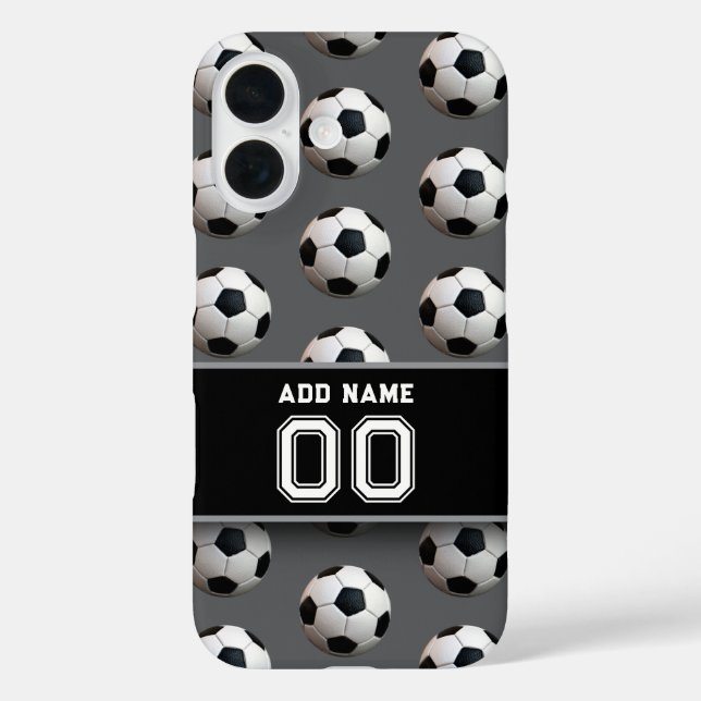 Funda iPhone 16 Fútbol clásico | Regalos deportivos de Guay para e (Reverso )