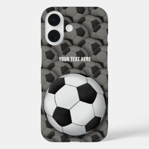 Funda iPhone 16 Fútbol deportivo Guay Regalos de fútbol