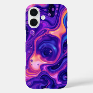 Funda iPhone 16 Galaxia líquida: Resumen Mesmerizante