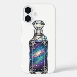 Funda iPhone 16 Galaxia mística en una botella