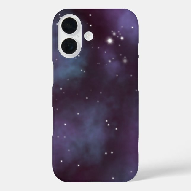 Funda iPhone 16 Galaxia Mystical Dusty Violet (Reverso )