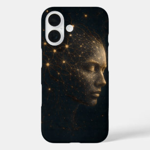Funda iPhone 16 Galaxia neural - Estuche para teléfono de mente có