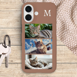 Funda iPhone 16 Galería de Fotos de Gatos Amante de Mascotas Inici