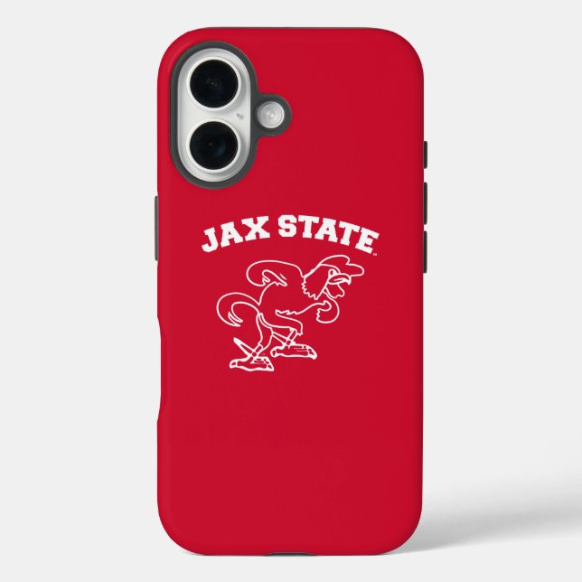 Funda iPhone 16 Gamecocks estatales JAX de la Universidad Estatal  (Reverso )