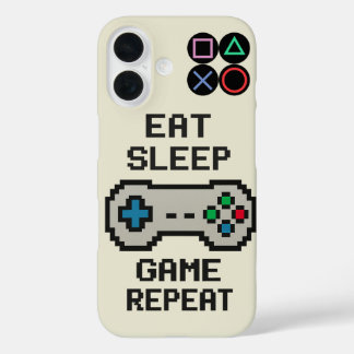 Funda iPhone 16 Gaming iPhone Case – Pixel Art Video Game Cover