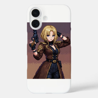 Funda iPhone 16 Gaming Pixel Art Blanket – Cozy Gamer Mood