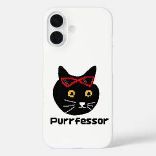Funda iPhone 16 Gato del buscador BubblyCuddle