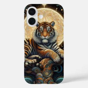 Funda iPhone 16 Gato Místico de la Jungla - Tigre 