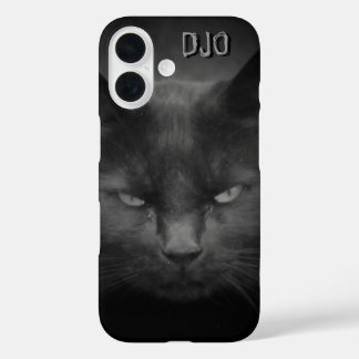 Funda iPhone 16 Gato negro mágico