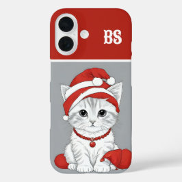 Funda iPhone 16 Gatos festivos con disfraces de Navidades - Vibes