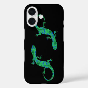 Funda iPhone 16 Gecko verde