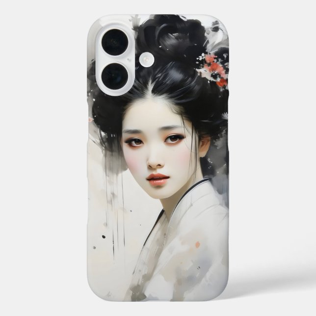 Funda iPhone 16 Geisha Joven (Reverso )
