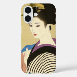 Funda iPhone 16 Geisha, mujer japonesa de belleza añeja Maiko