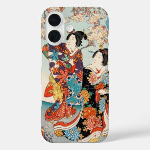 Funda iPhone 16 Geisha, mujer japonesa de belleza añeja Maiko