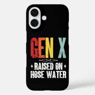 Funda iPhone 16 Gen X Criada Con Agua De Manguera, Generación X Re