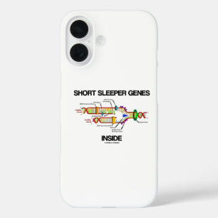 Funda iPhone 16 Genes de Dormidor Corto Dentro del Humor de Replic