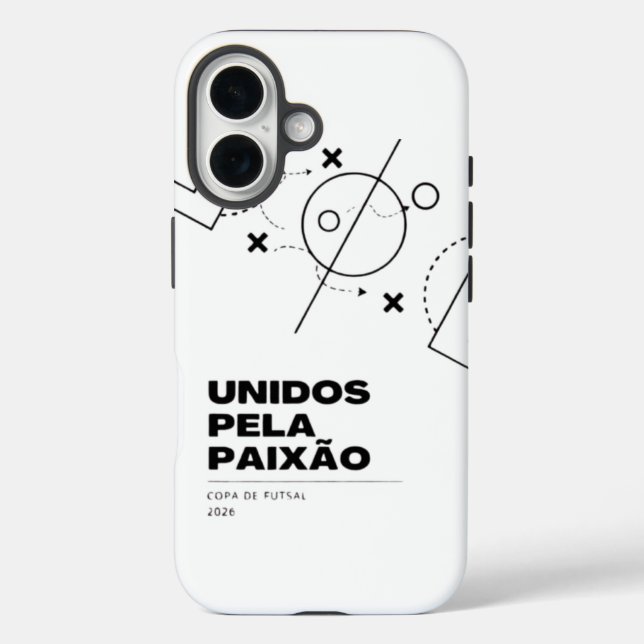 Funda iPhone 16 Genio Táctico" iPhone - Edición Futsal 2026 (Reverso )