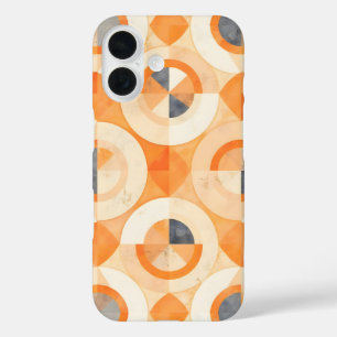 Funda iPhone 16 Geometría de la Tierra Desfasada